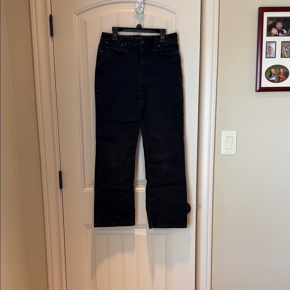 Talbots Black Straight-Leg Jeans